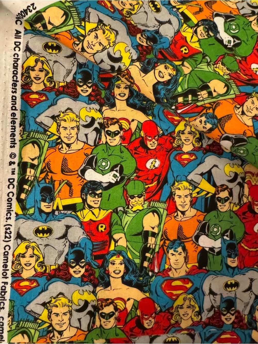 Camelot/DC Comics b324 fabric